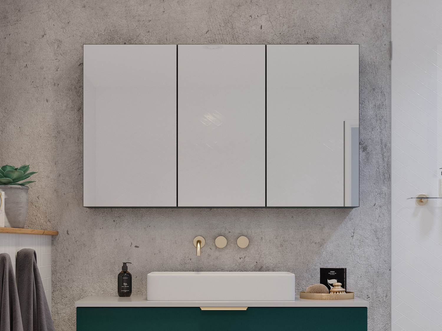 Tennessee 3 Door Shaving Cabinet
