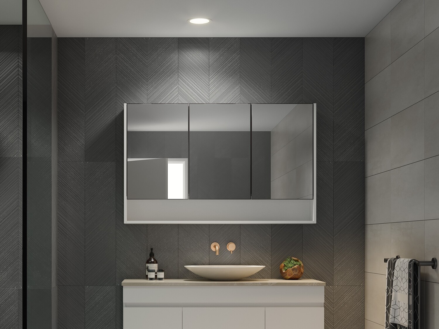 Sanremo-1200mm-Mirrored-Shaving-Cabinet-with-Open-Shelf