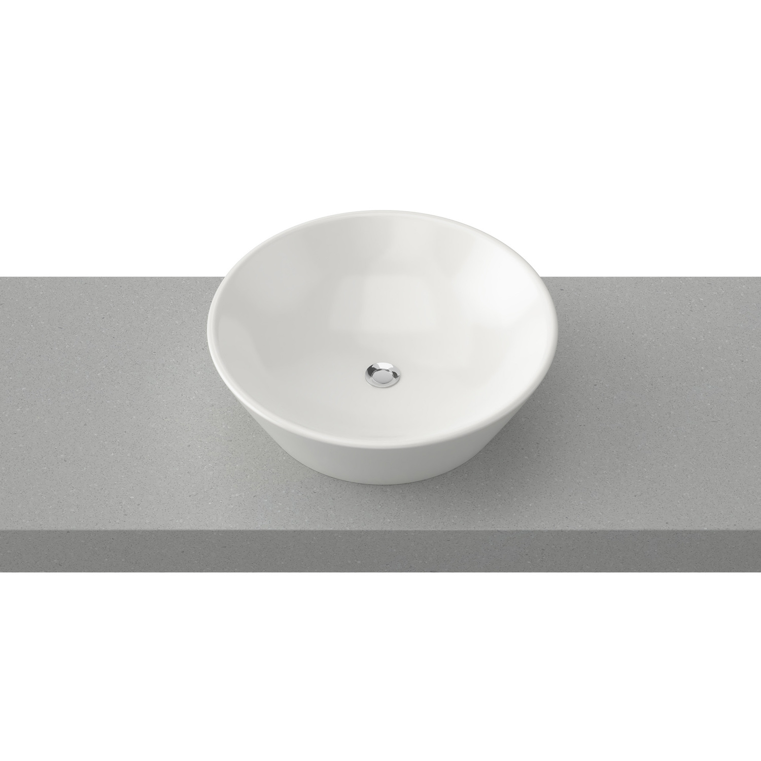 White Jupiter Ceramic Basin
