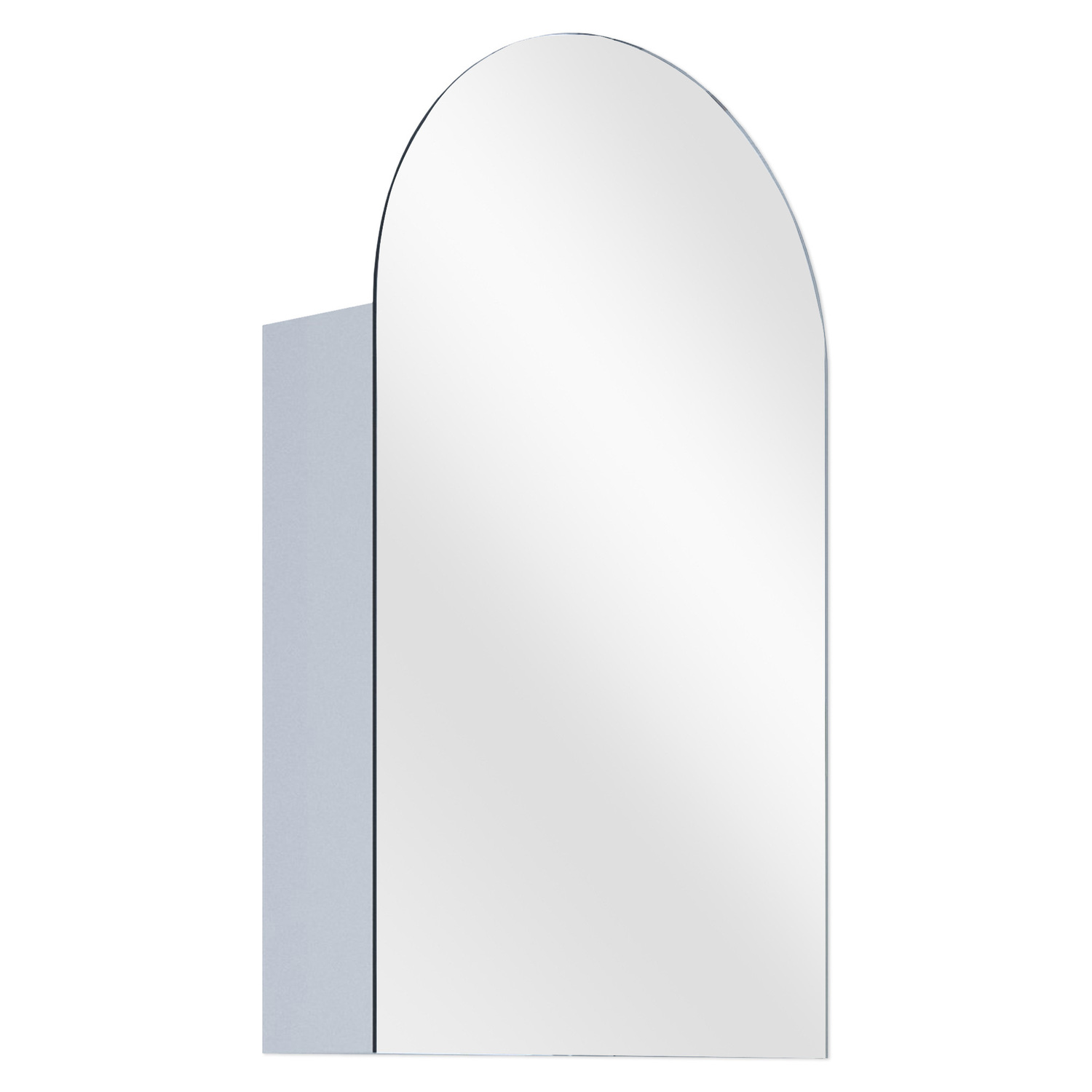 60cm Church Double Door Shaving Cabinet with Glass Shelves