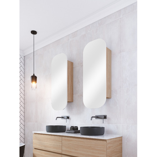40cm Jazz Single Door Wall Hung Shaving Cabinet