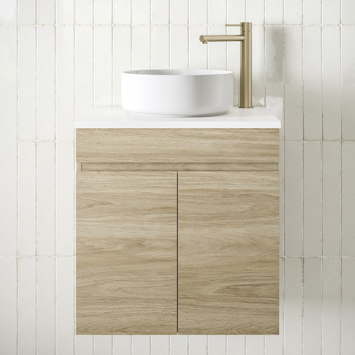 Bargo 600mm Wall Hung Single Vanity Unit | Temple & Webster