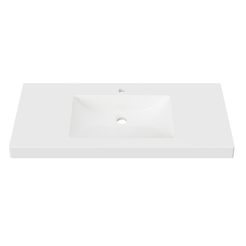 Grand 1050mm Countertop with Single Integrated Basin