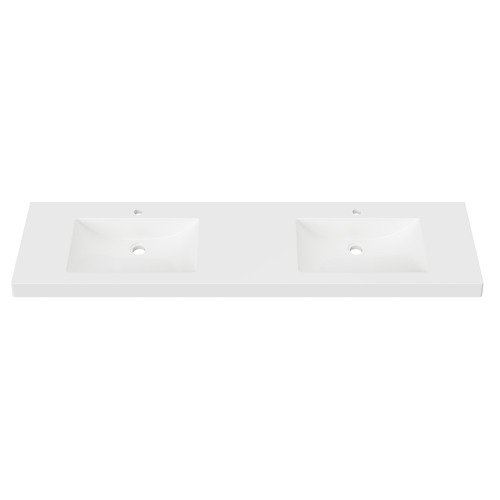 Grand 1800mm Countertop with Double Integrated Basin