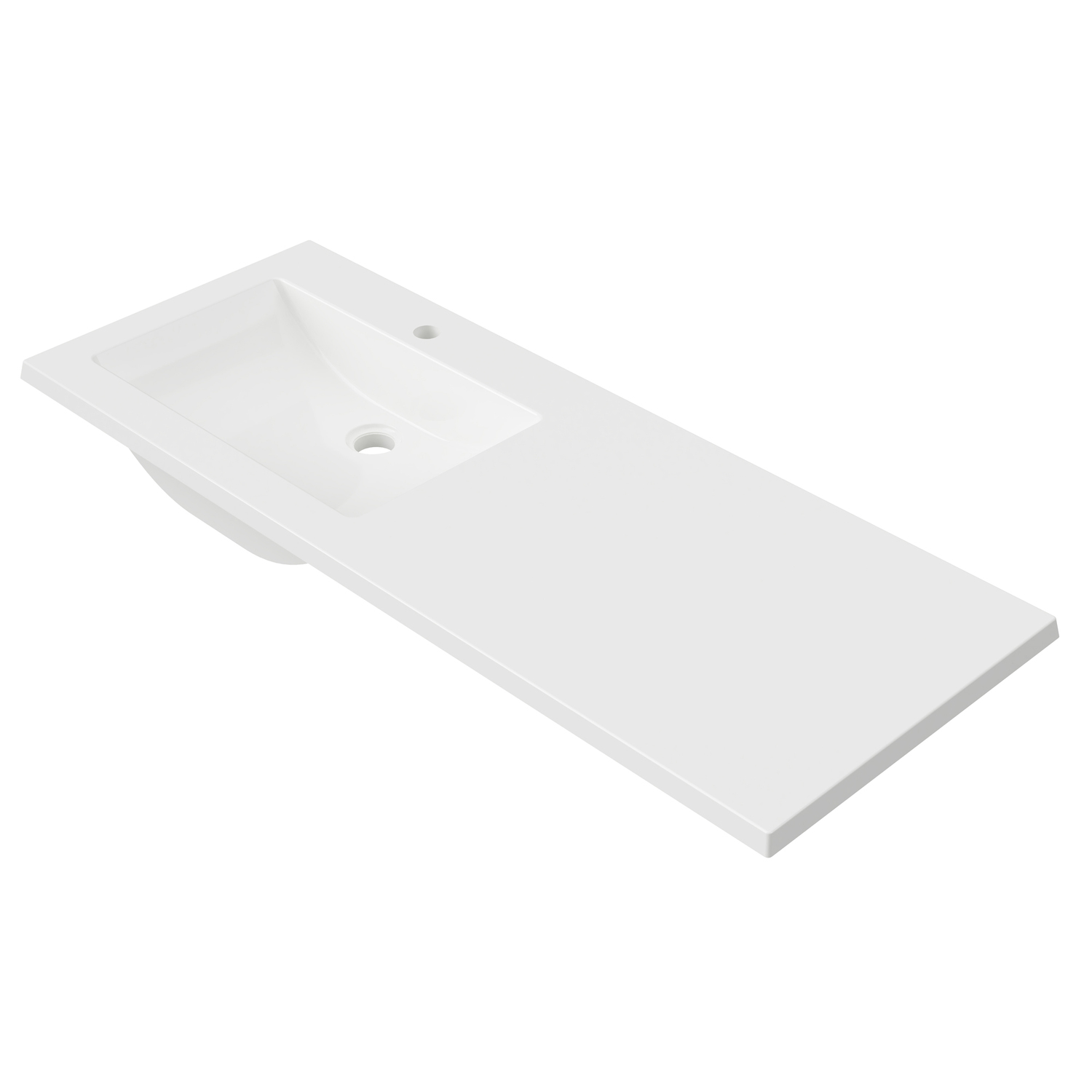 Regal 1200mm Countertop with Left Single Integrated Basin