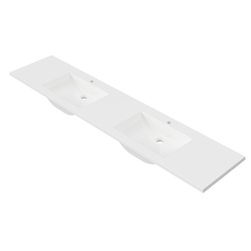 Regal 2100mm Countertop with Double Integrated Basin