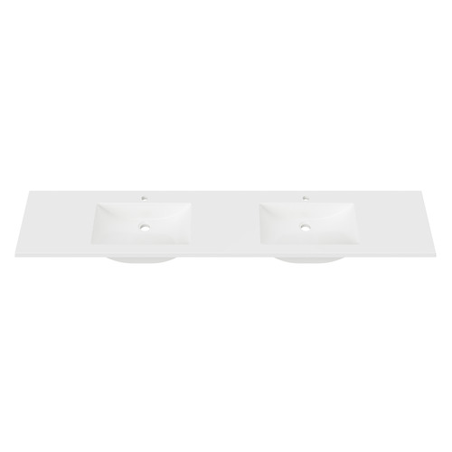 Regal 2100mm Countertop with Double Integrated Basin