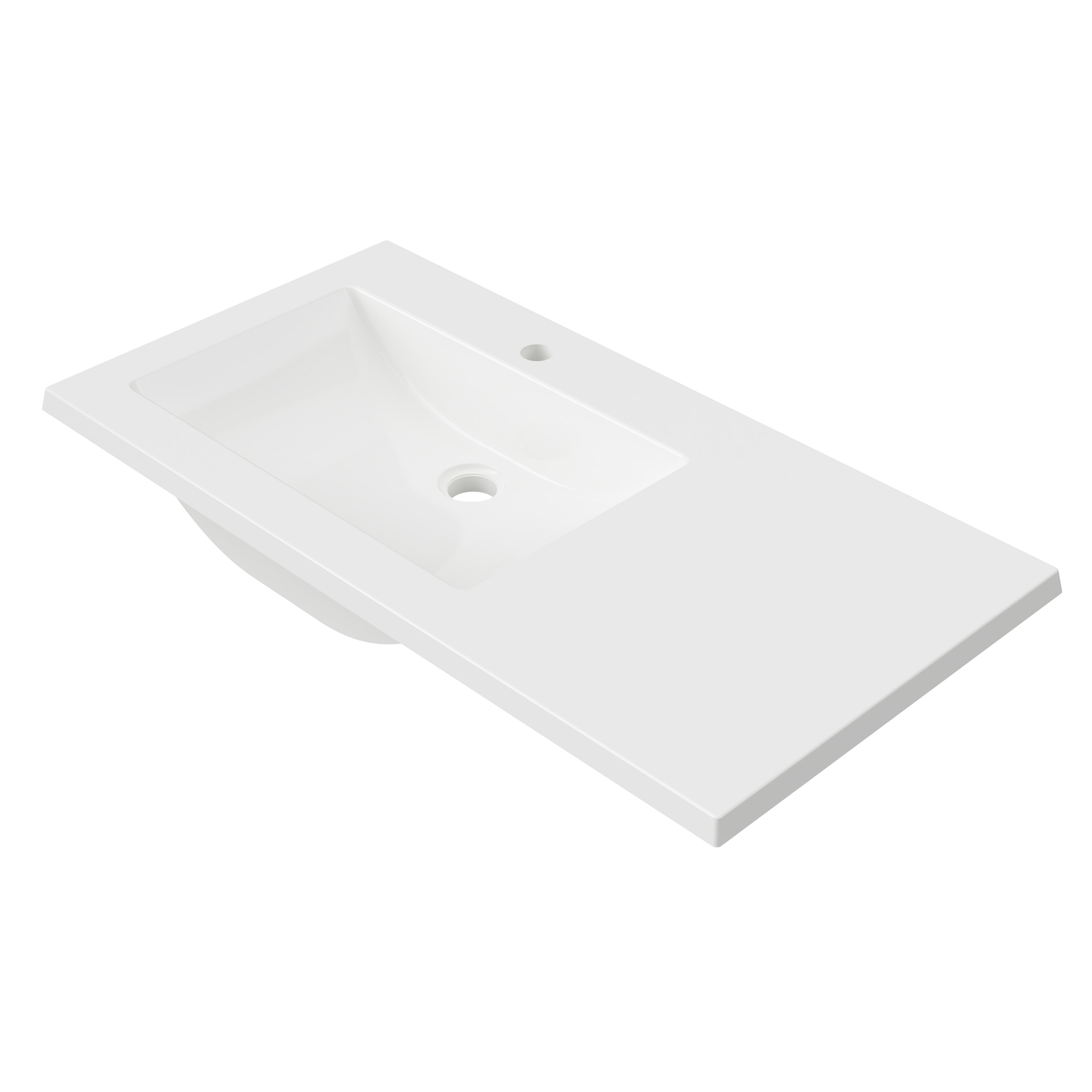Regal 900mm Countertop with Left Single Integrated Basin