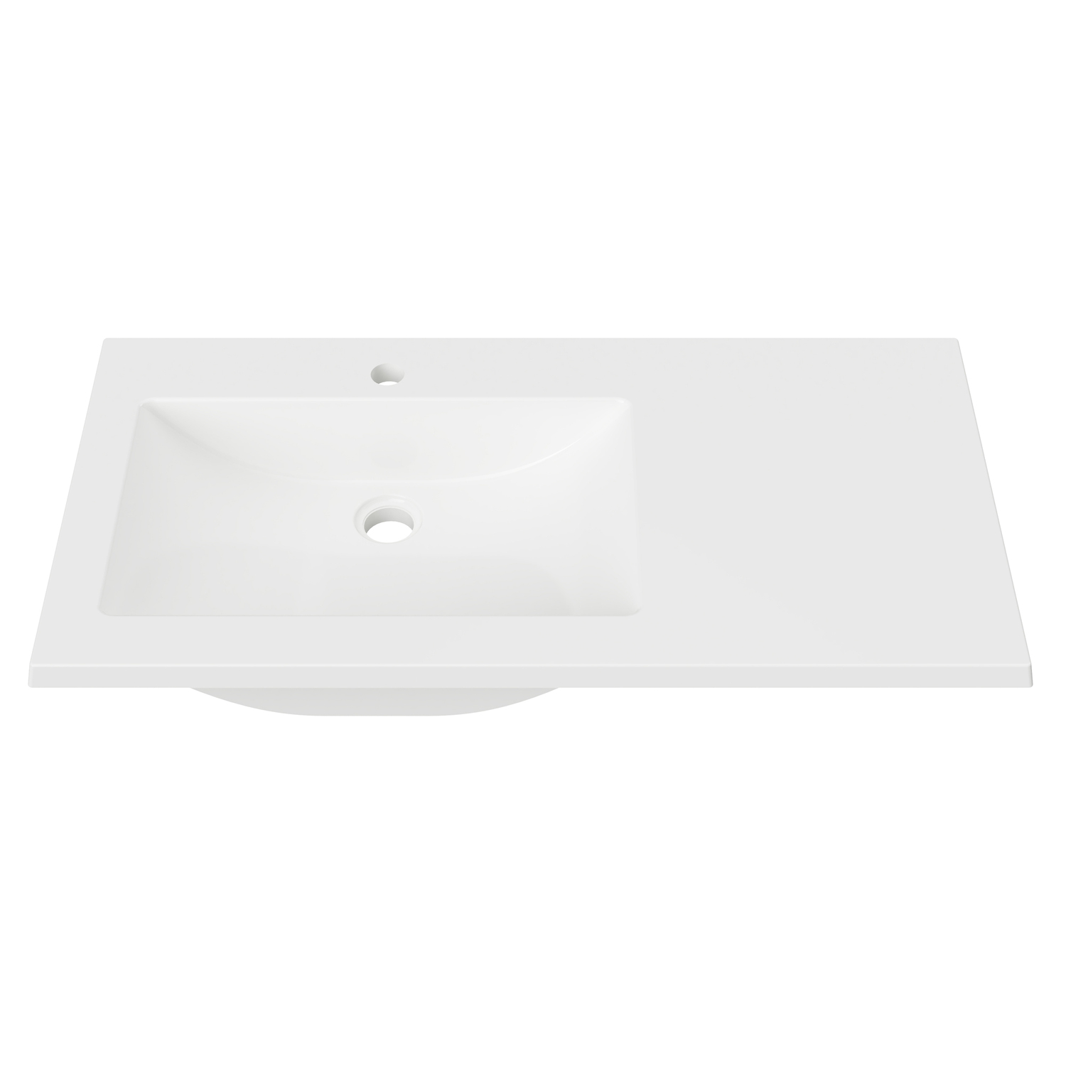 Regal 900mm Countertop with Left Single Integrated Basin