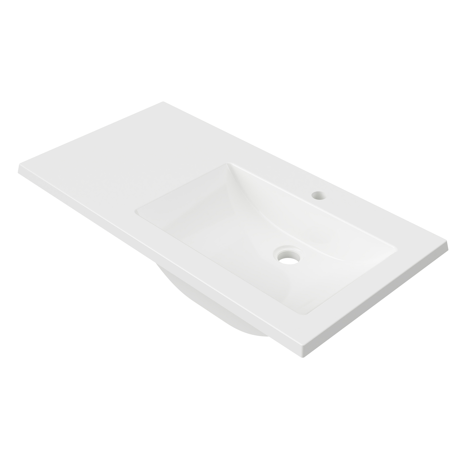 Regal 900mm Countertop with Right Single Integrated Basin