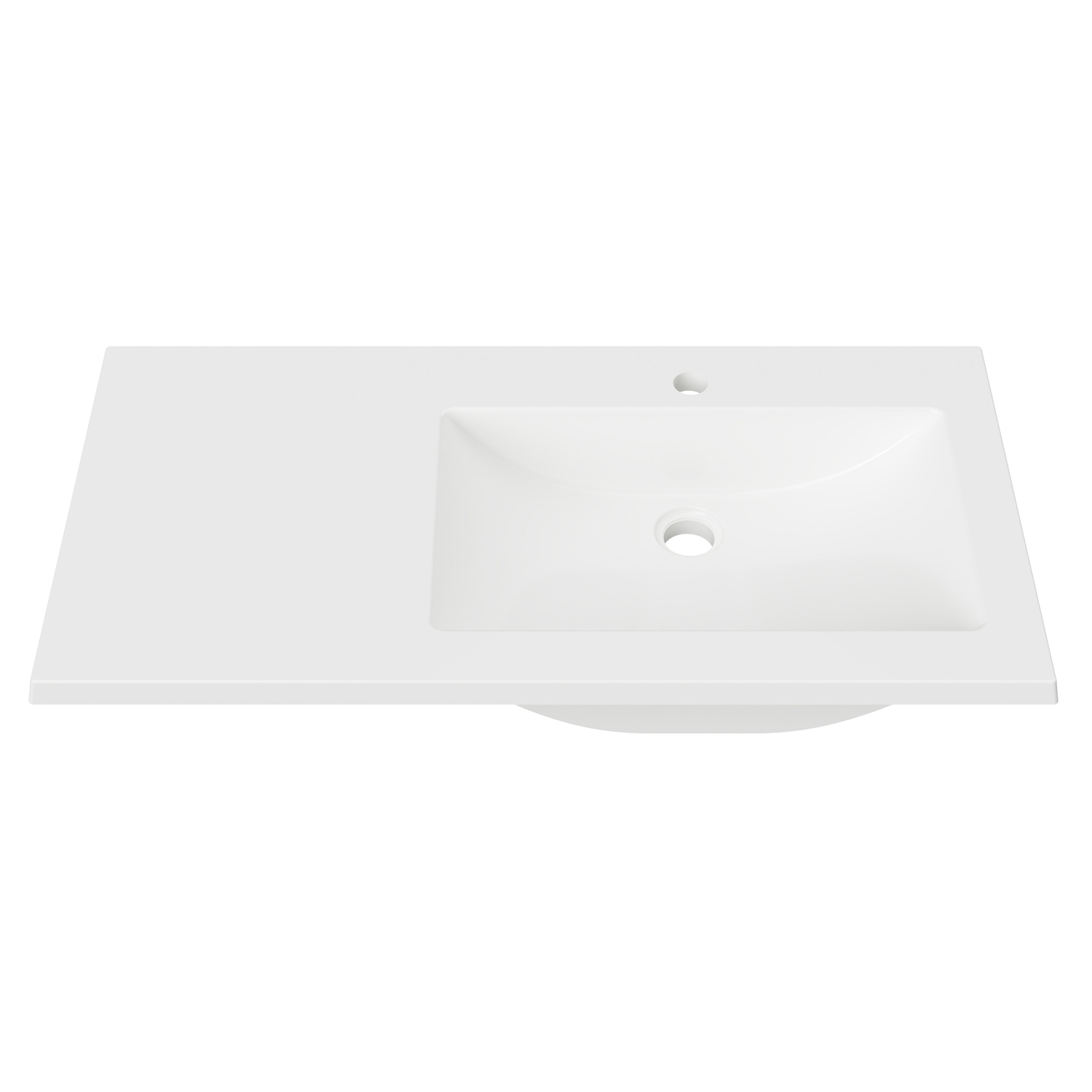 Regal 900mm Countertop with Right Single Integrated Basin