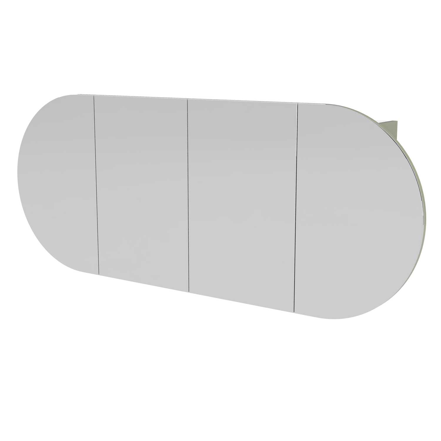 Ballad 1500mm Oval Mirrored Shaving Cabinet