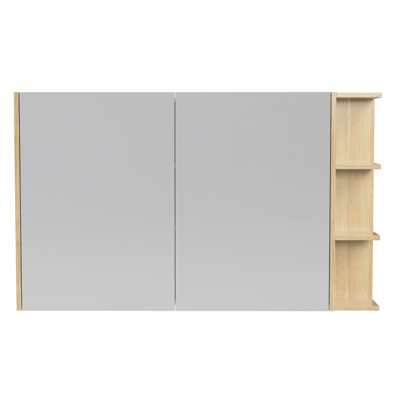 New York 1200mm Rectangle Mirrored Shaving Cabinet