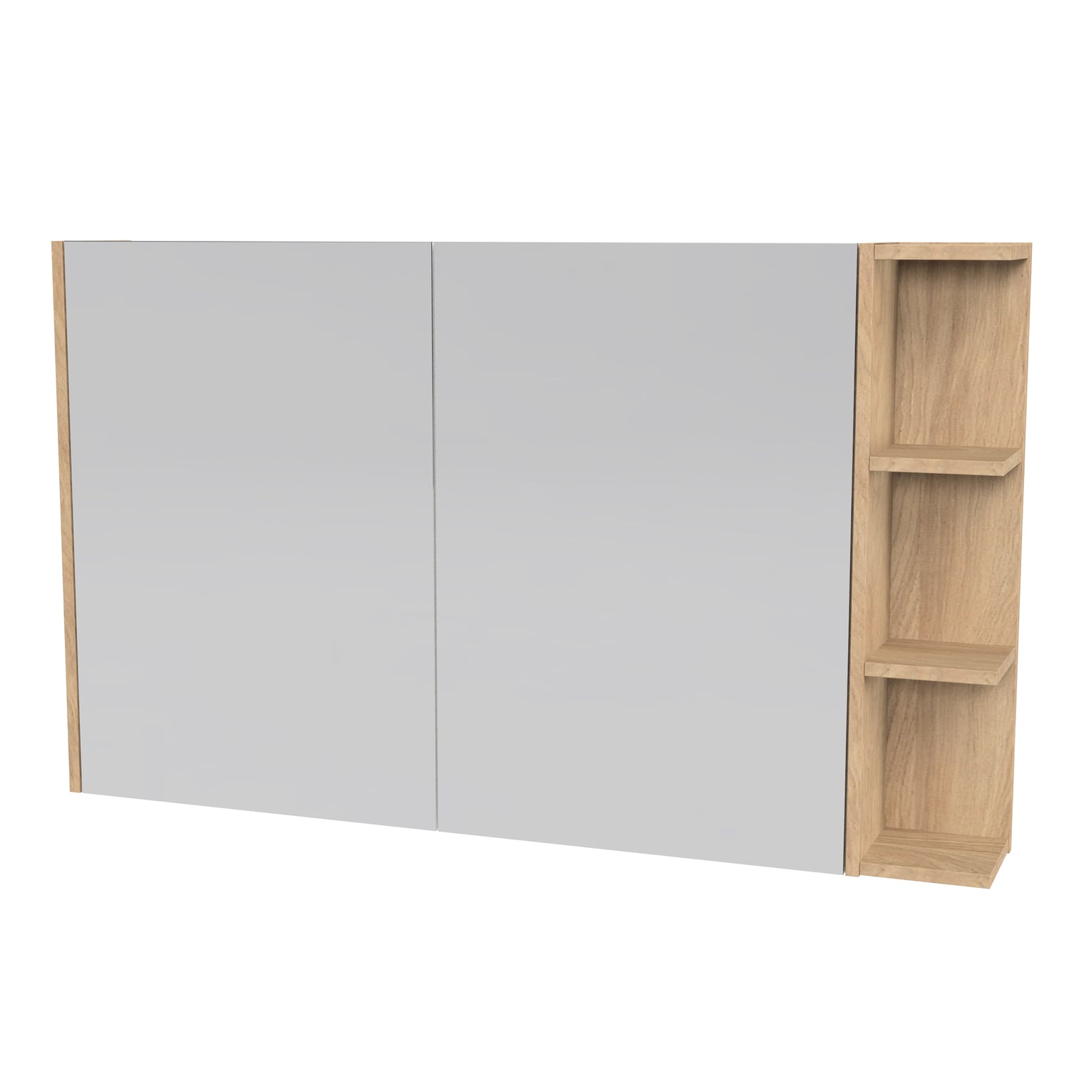 New York 1200mm Rectangle Mirrored Shaving Cabinet