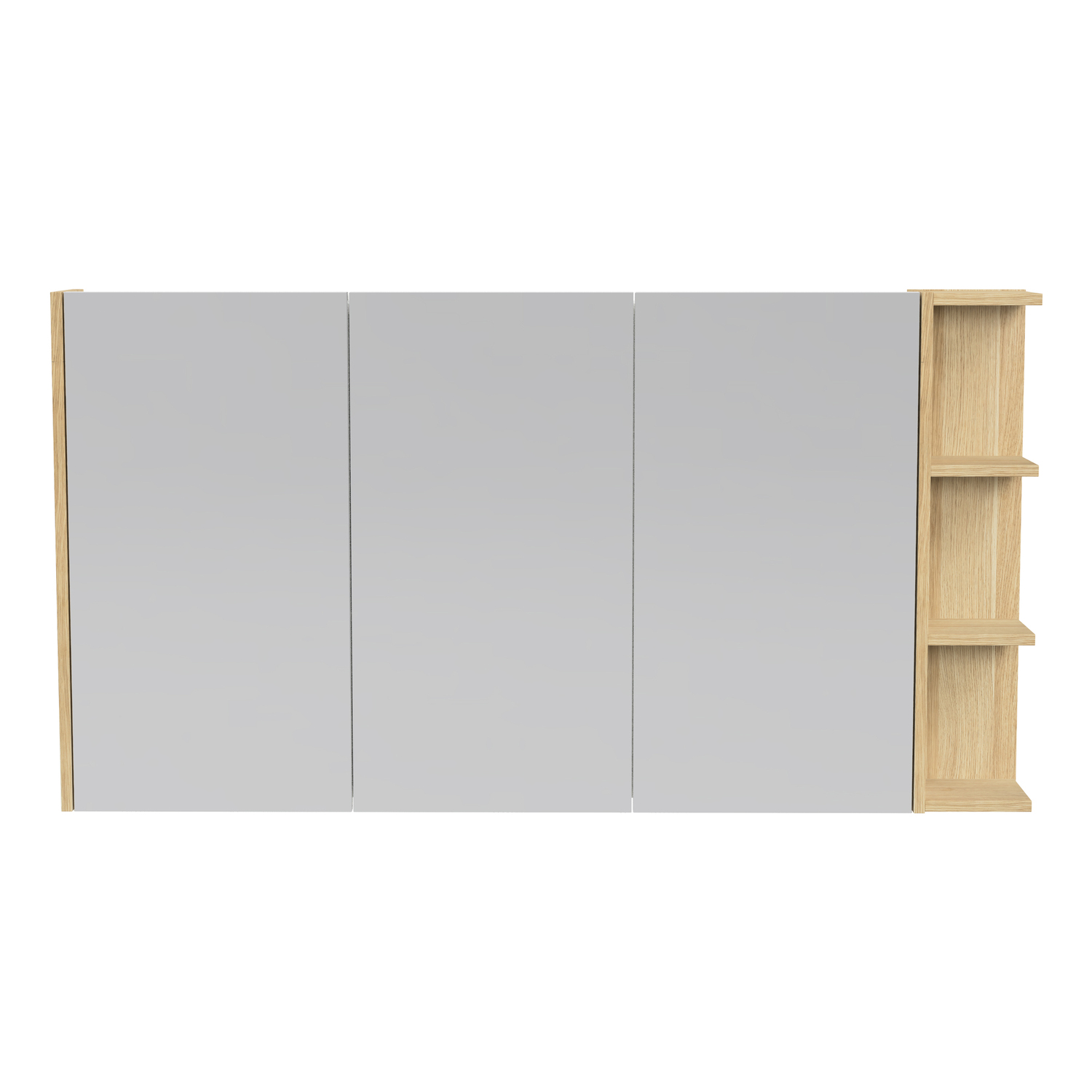 New York 1350mm Rectangle Mirrored Shaving Cabinet