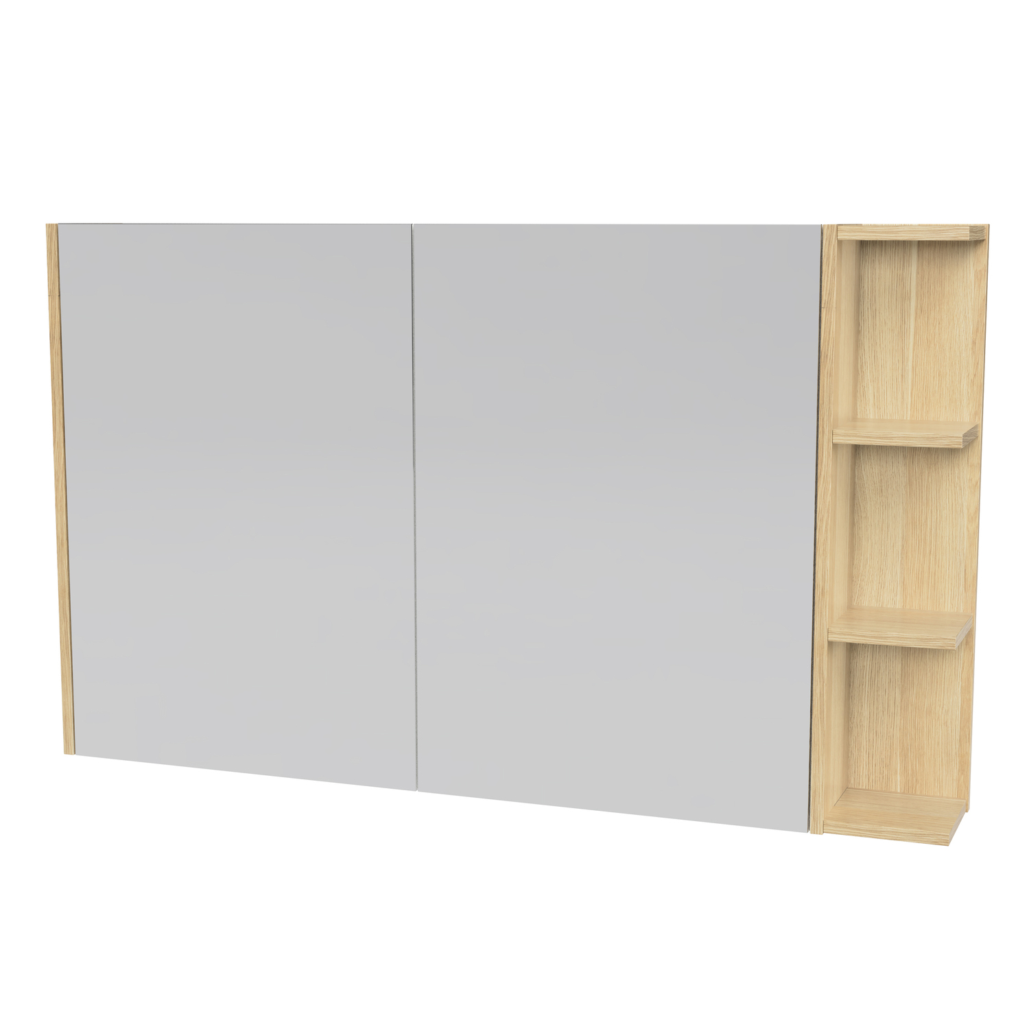 New York 1200mm Rectangle Mirrored Shaving Cabinet