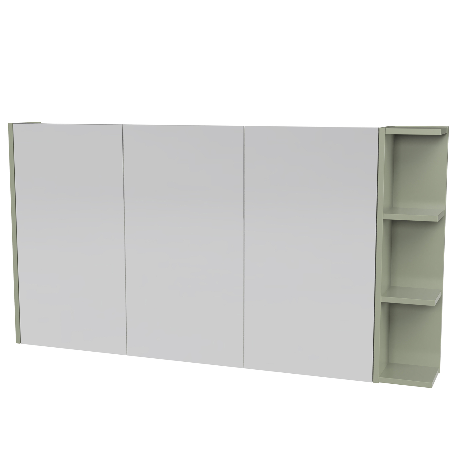 New York 1350mm Rectangle Mirrored Shaving Cabinet