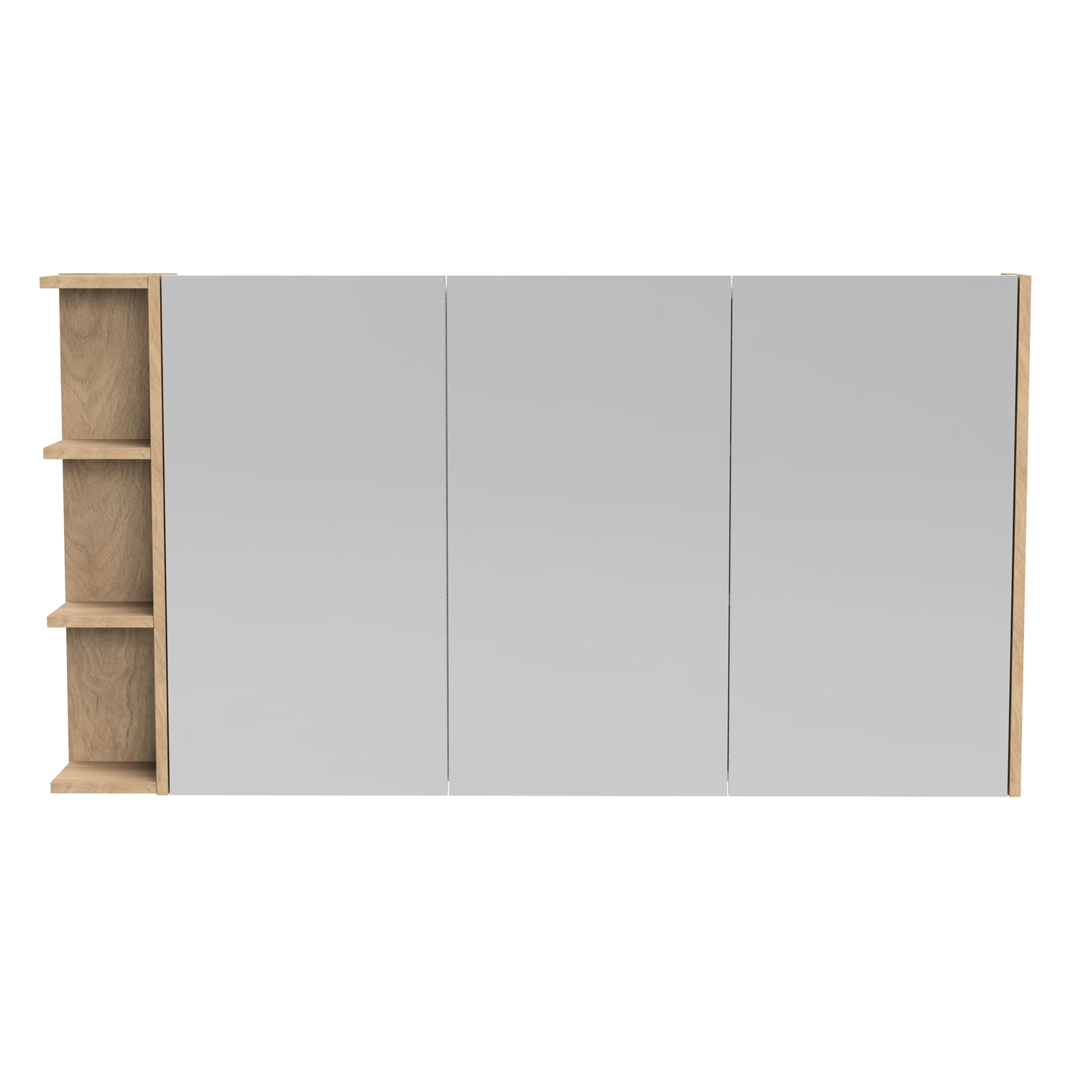 New York 1350mm Rectangle Mirrored Shaving Cabinet