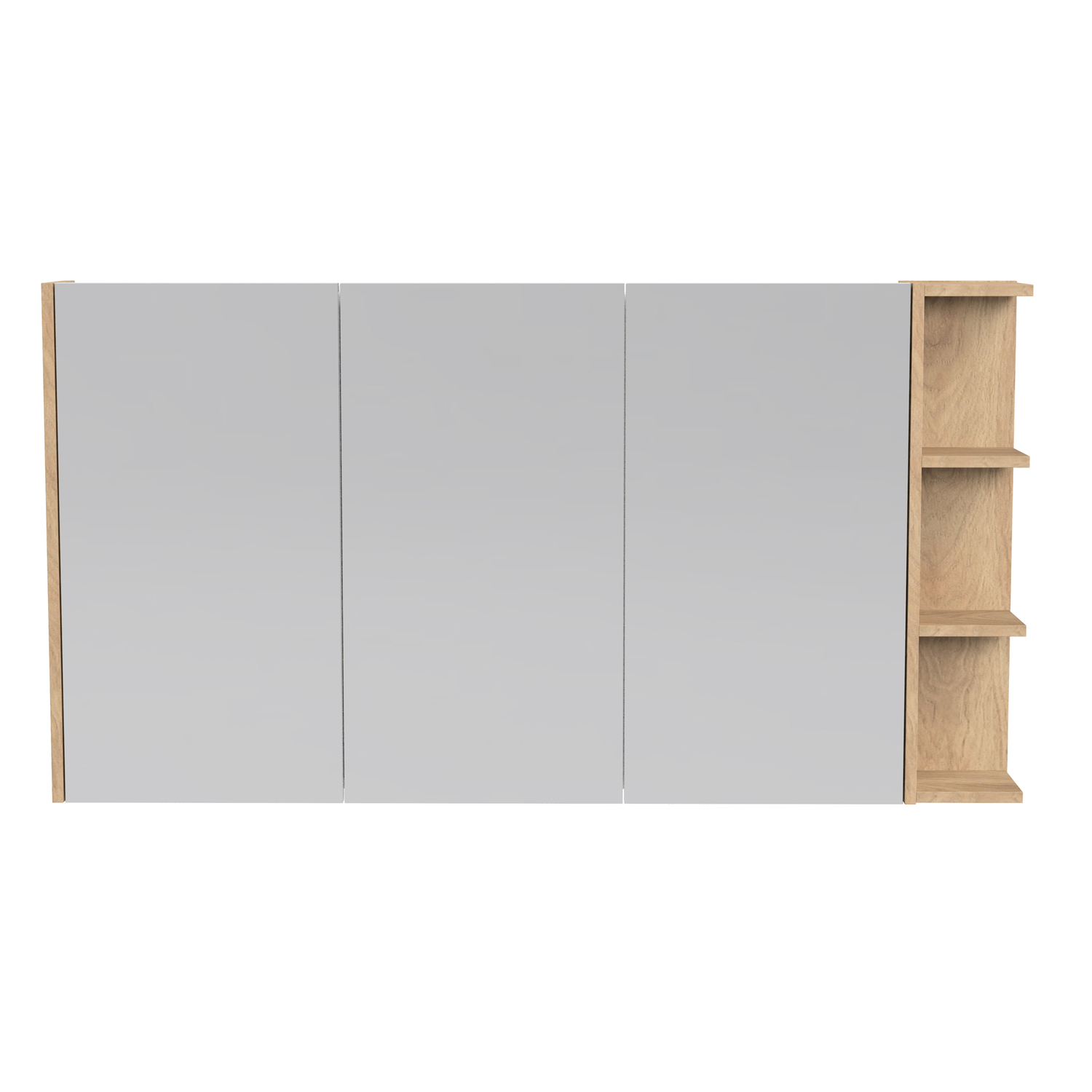 New York 1350mm Rectangle Mirrored Shaving Cabinet