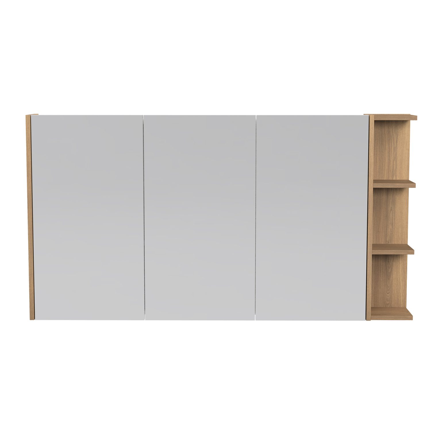 New York 1350mm Rectangle Mirrored Shaving Cabinet