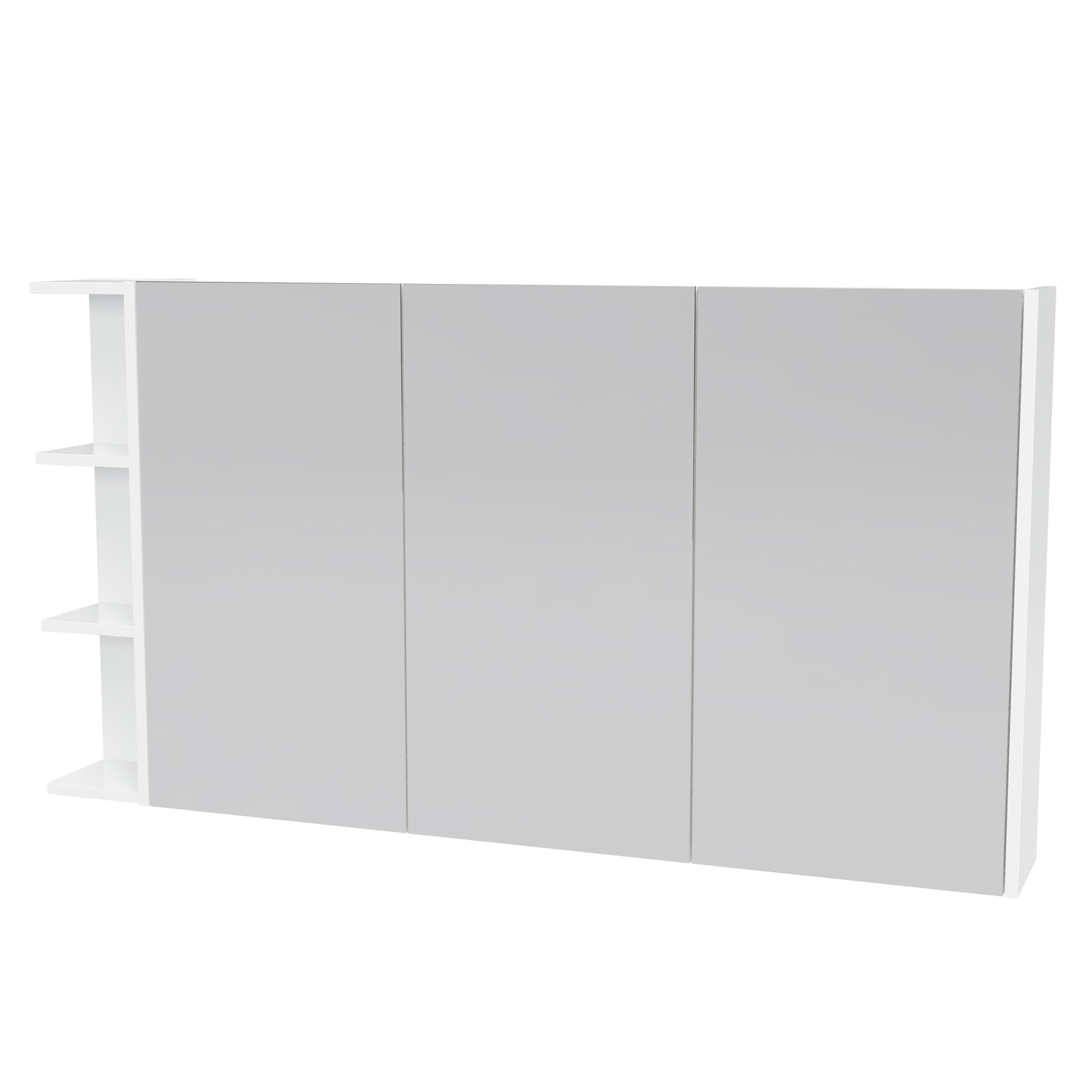 New York 1350mm Rectangle Mirrored Shaving Cabinet