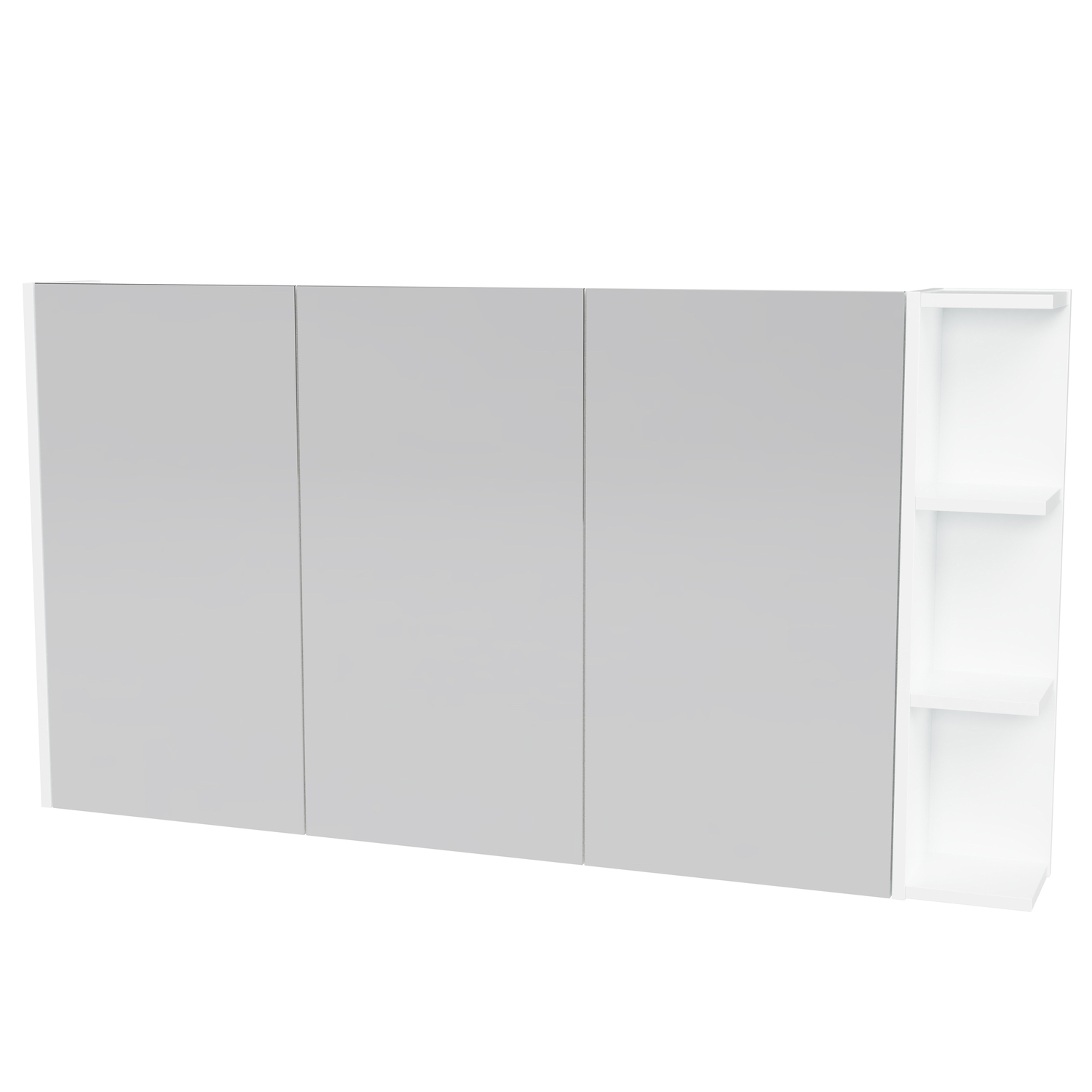 New York 1350mm Rectangle Mirrored Shaving Cabinet