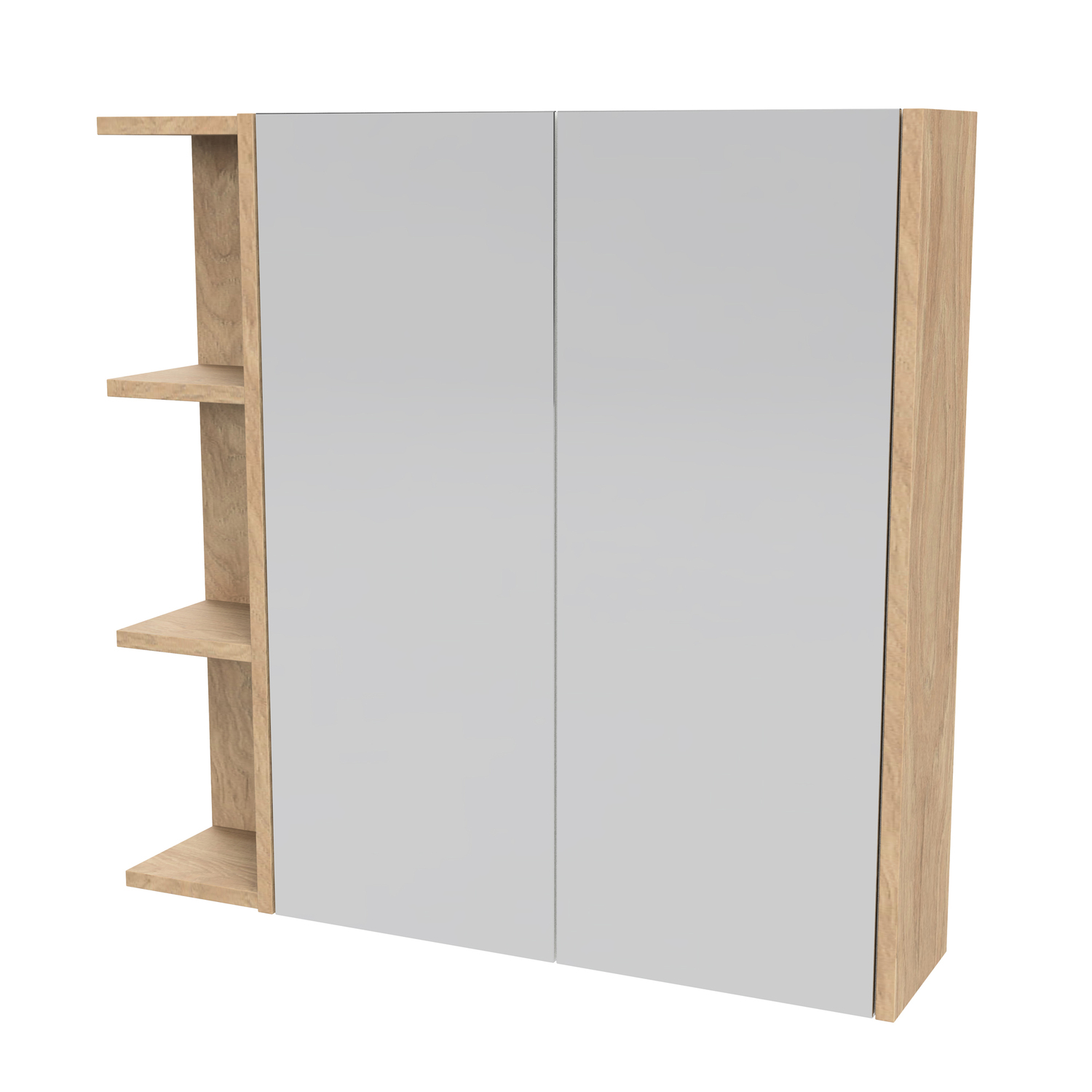New York 750mm Rectangle Mirrored Shaving Cabinet