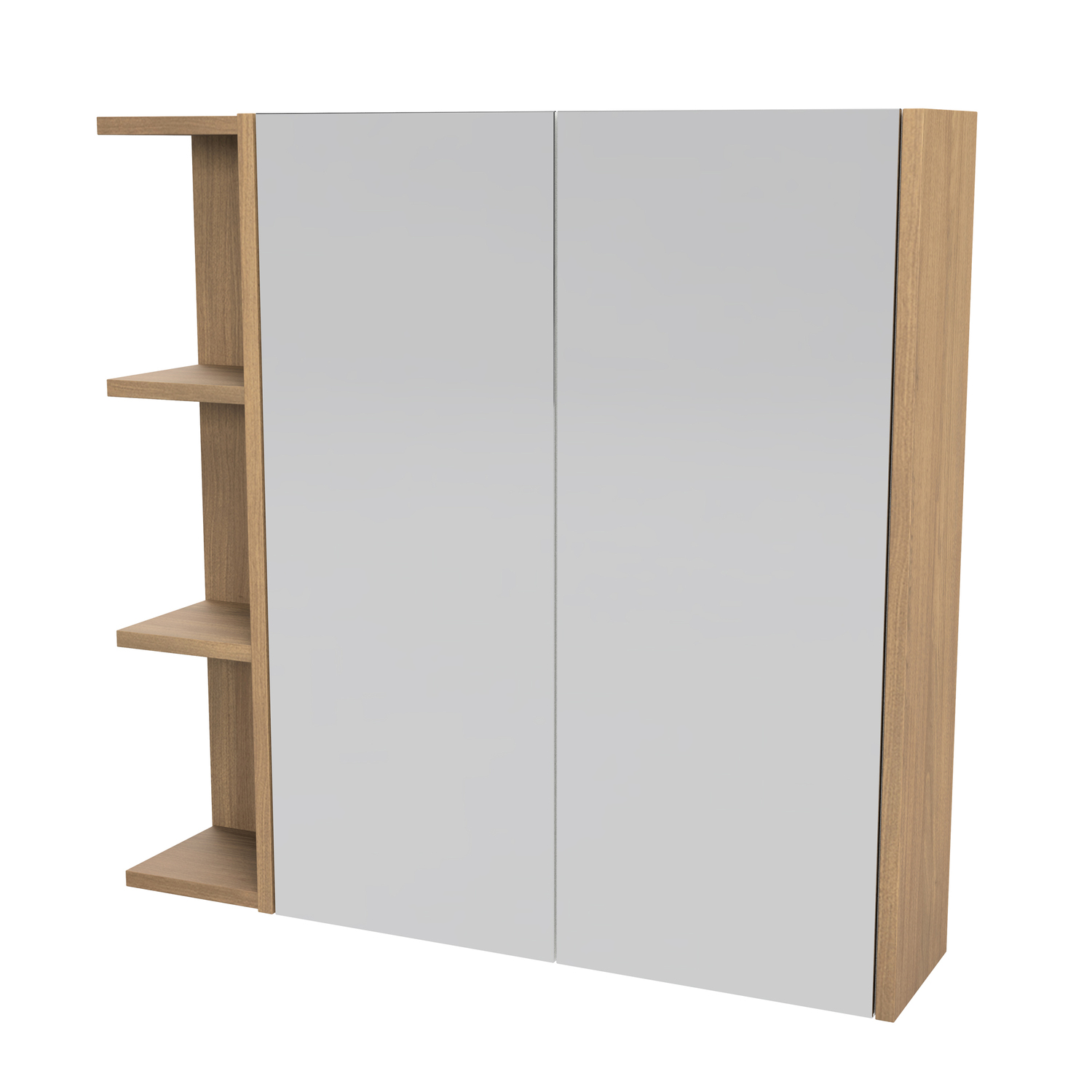 New York 750mm Rectangle Mirrored Shaving Cabinet