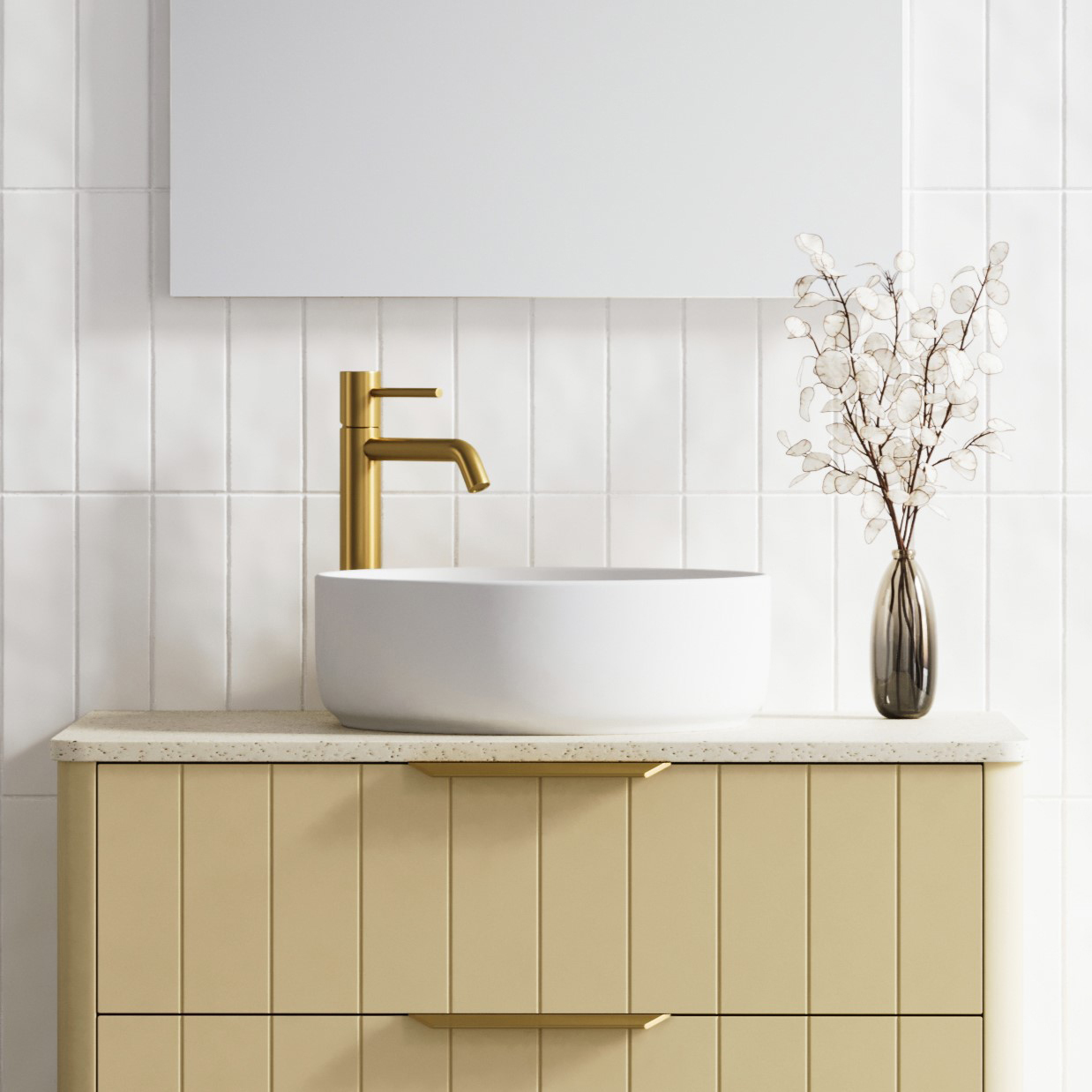 Allure 360mm Round Ceramic Above Counter Basin