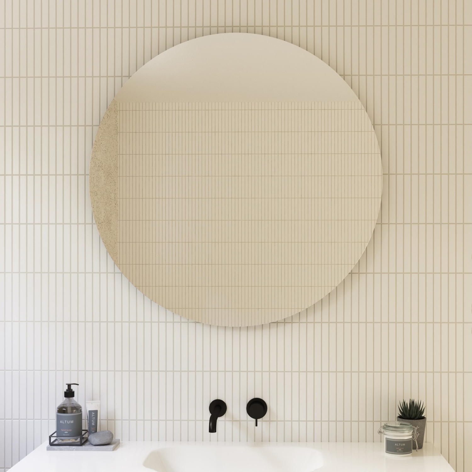 Oxford Round Wall Mirror