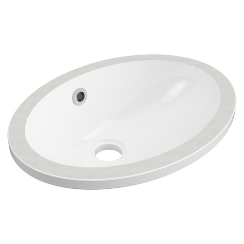 Amara 445mm Gloss White Undermount Basin