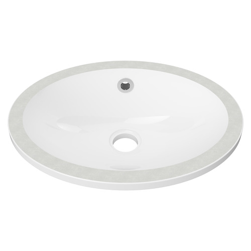 Amara 445mm Gloss White Undermount Basin