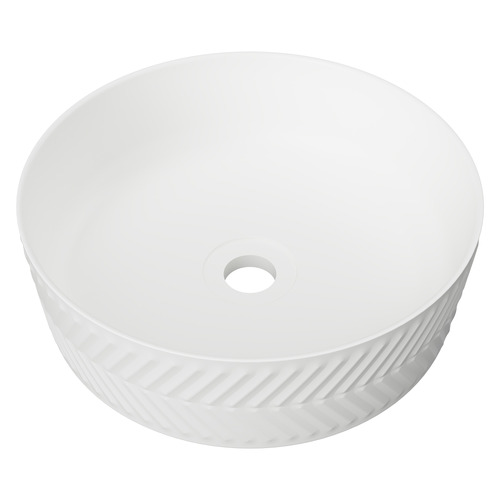 Allure Arrow 360mm Round Ceramic Above Counter Basin