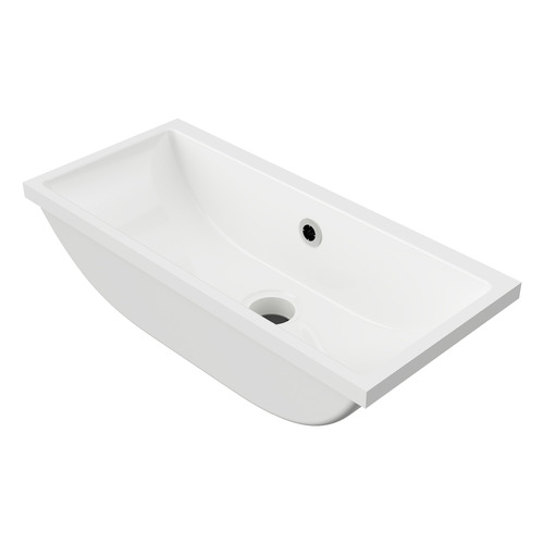 Ruby 530mm Gloss White Undermount Basin