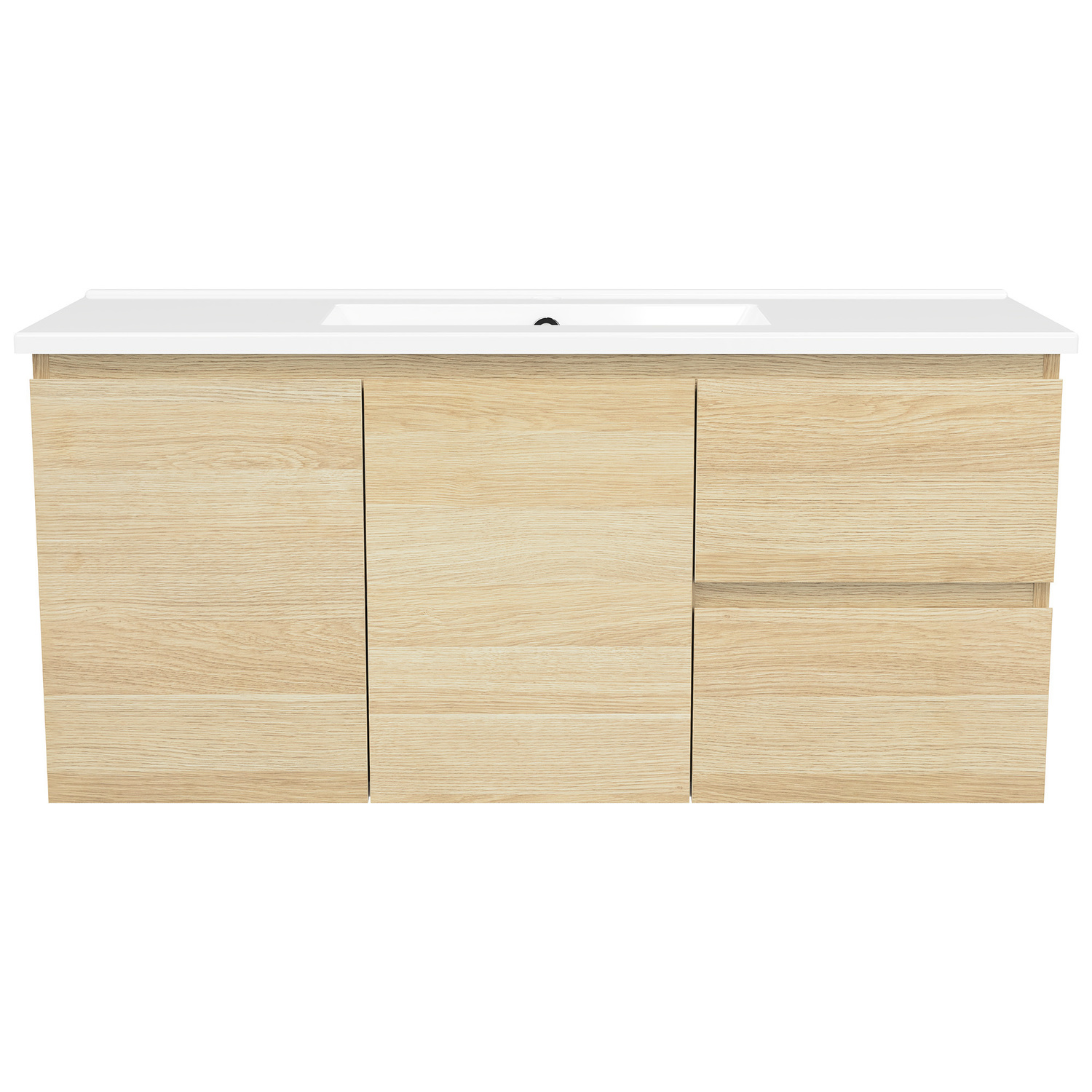 Florida Ensuite 1000mm Wall Hung Vanity with Ceramic Countertop