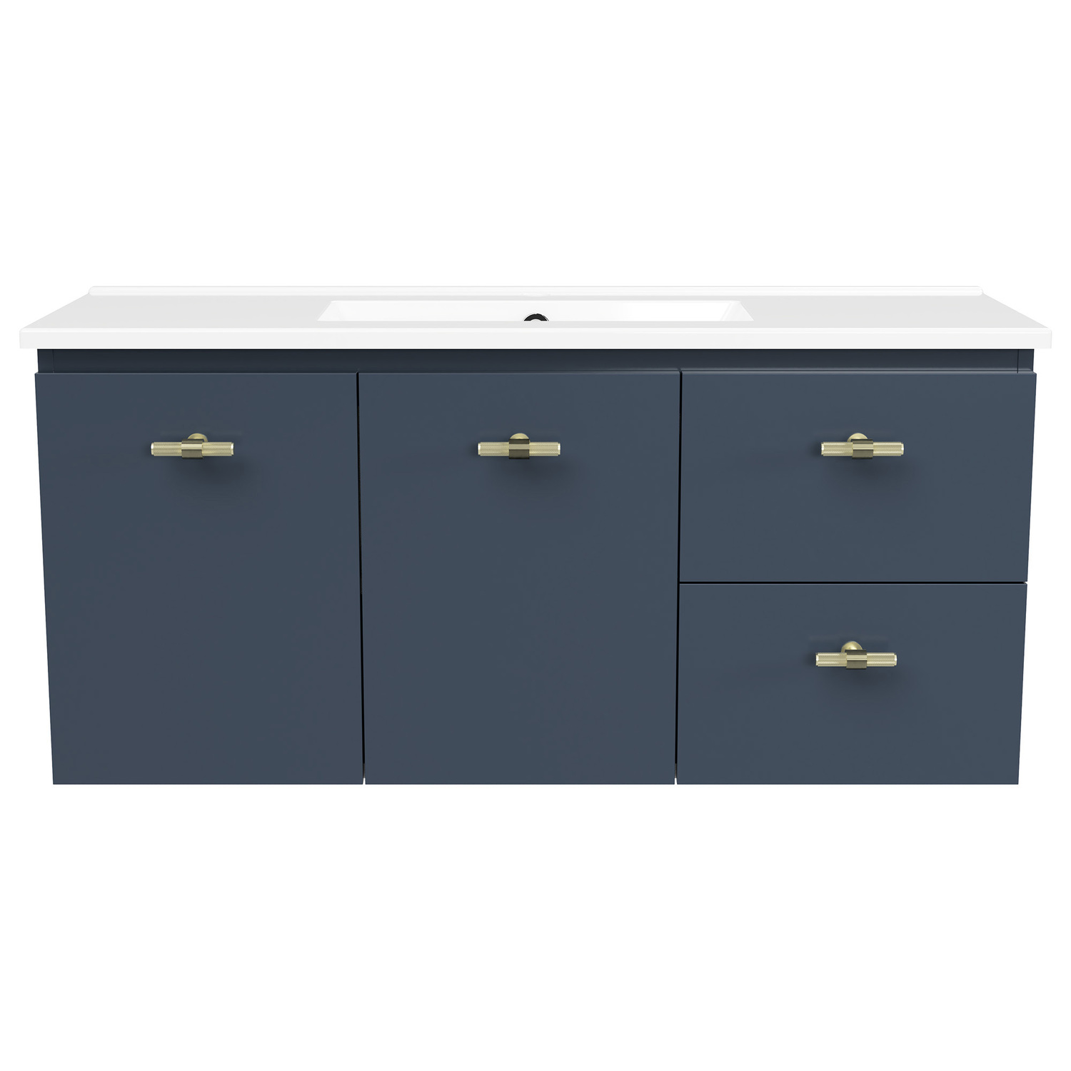 Florida Ensuite 1000mm Wall Hung Vanity with Ceramic Countertop