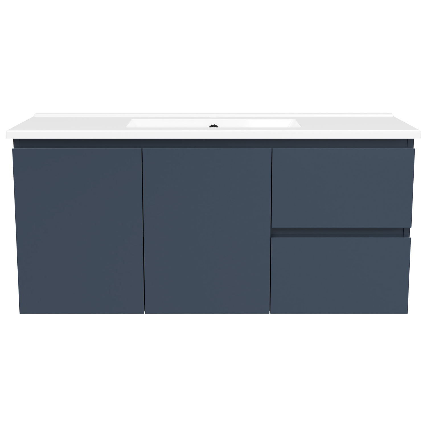 Florida Ensuite 1000mm Wall Hung Vanity with Ceramic Countertop