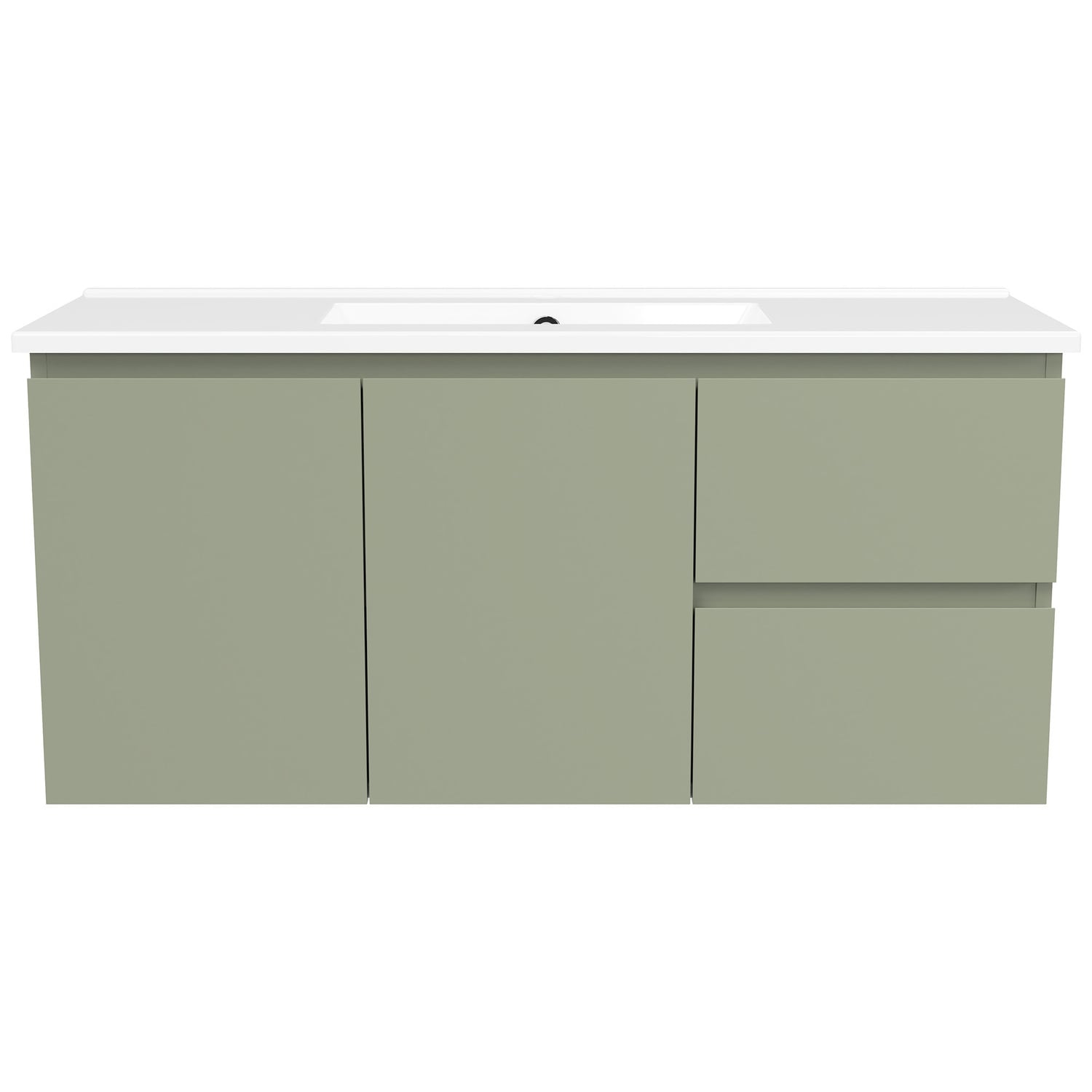 Florida Ensuite 1000mm Wall Hung Vanity with Ceramic Countertop