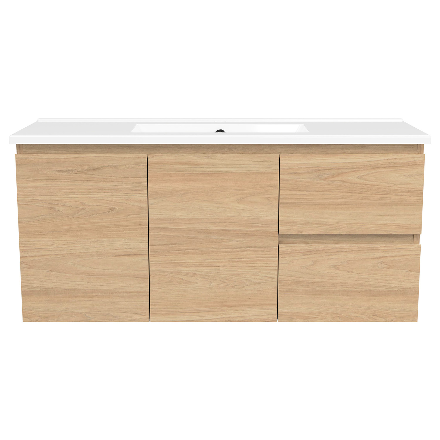 Florida Ensuite 1000mm Wall Hung Vanity with Ceramic Countertop