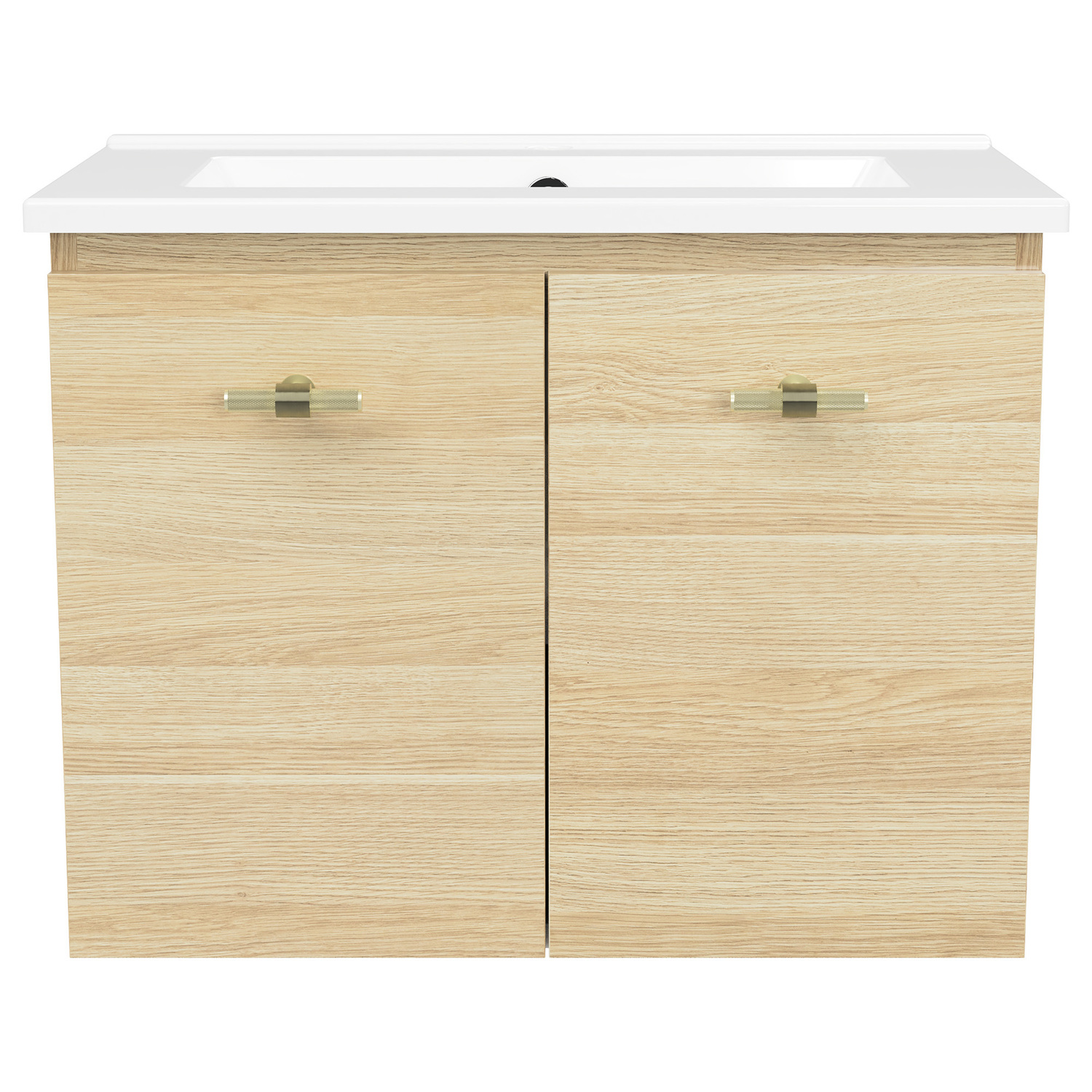 Florida Ensuite 600mm Wall Hung Vanity with Ceramic Countertop