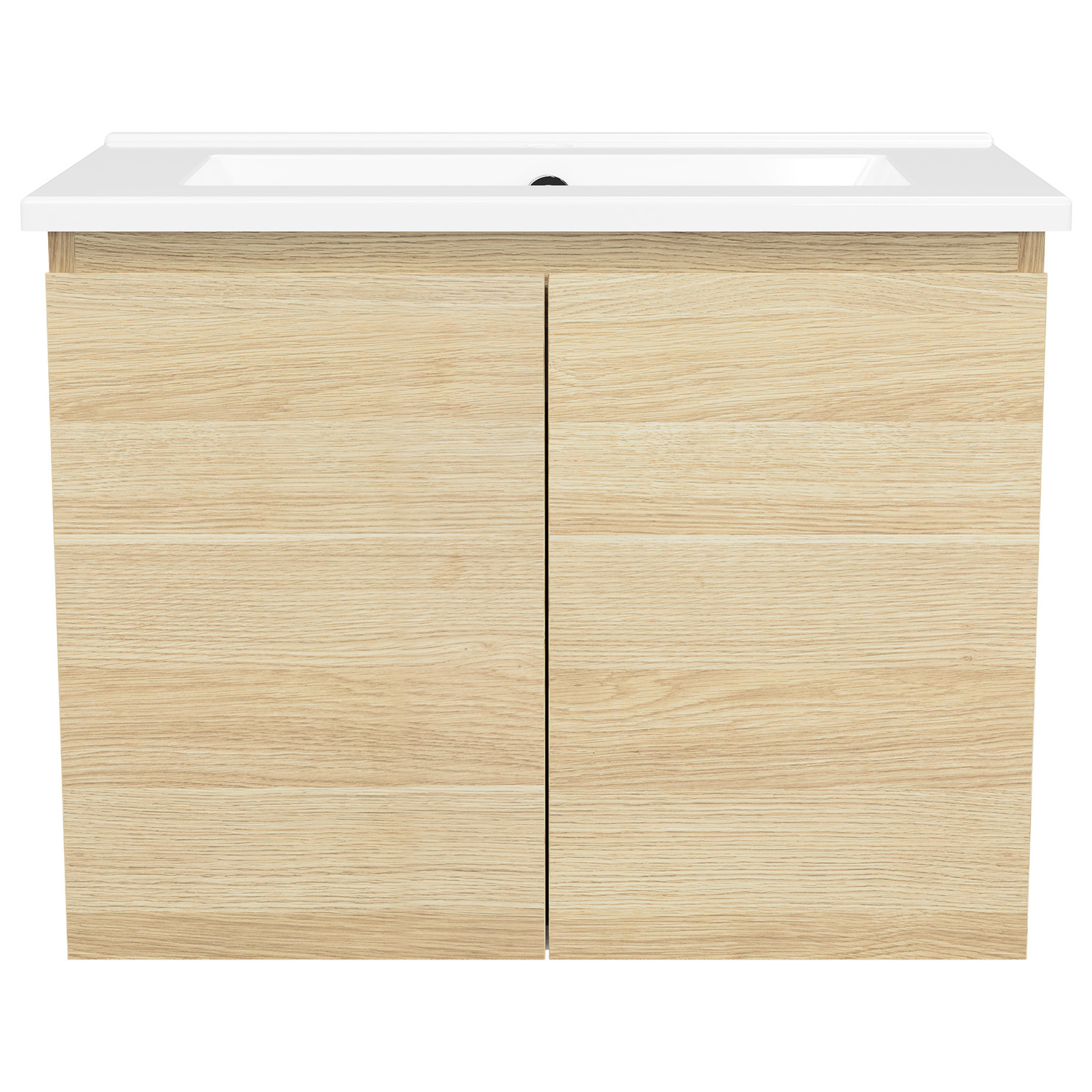Florida Ensuite 600mm Wall Hung Vanity with Ceramic Countertop