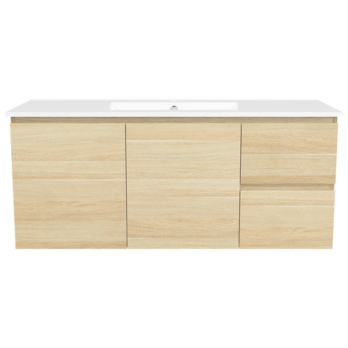 Nevada 1200mm Wall Hung Vanity with Ceramic Countertop