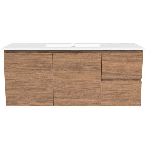 Nevada 1200mm Wall Hung Vanity with Ceramic Countertop