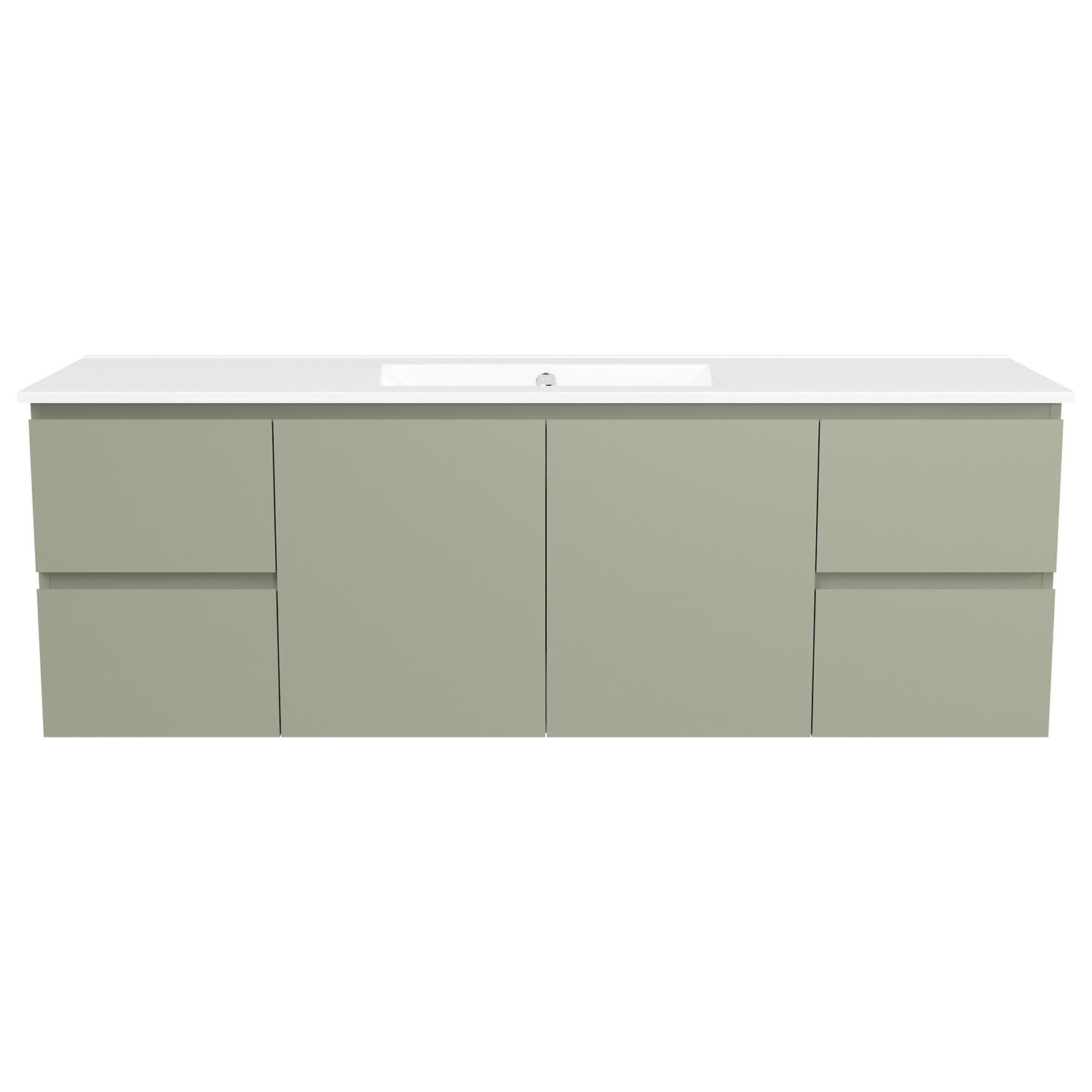 Nevada 1500mm Wall Hung Vanity with Ceramic Countertop