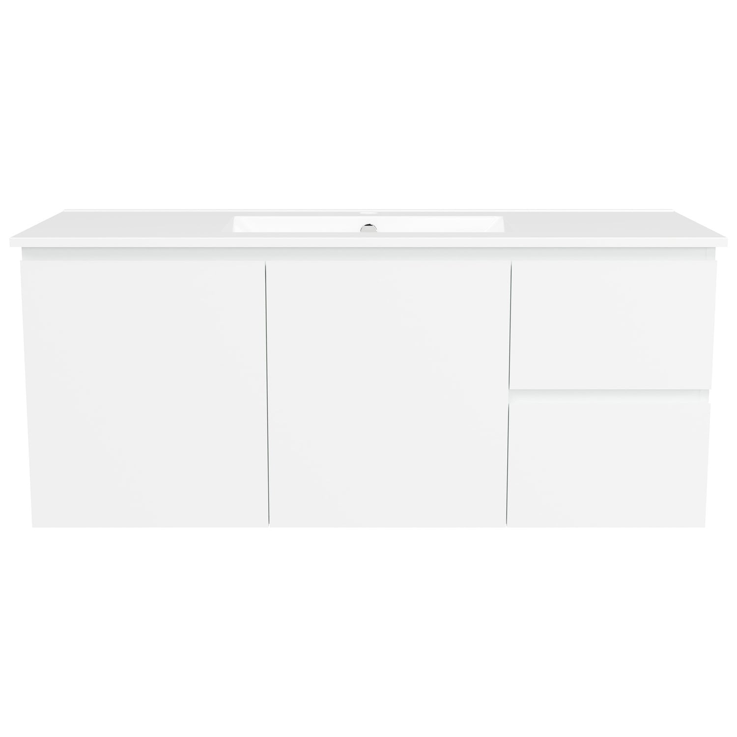 Nevada 1200mm Wall Hung Vanity with Ceramic Countertop