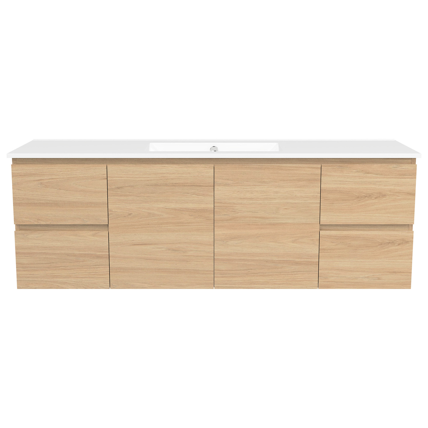 Nevada 1500mm Wall Hung Vanity with Ceramic Countertop