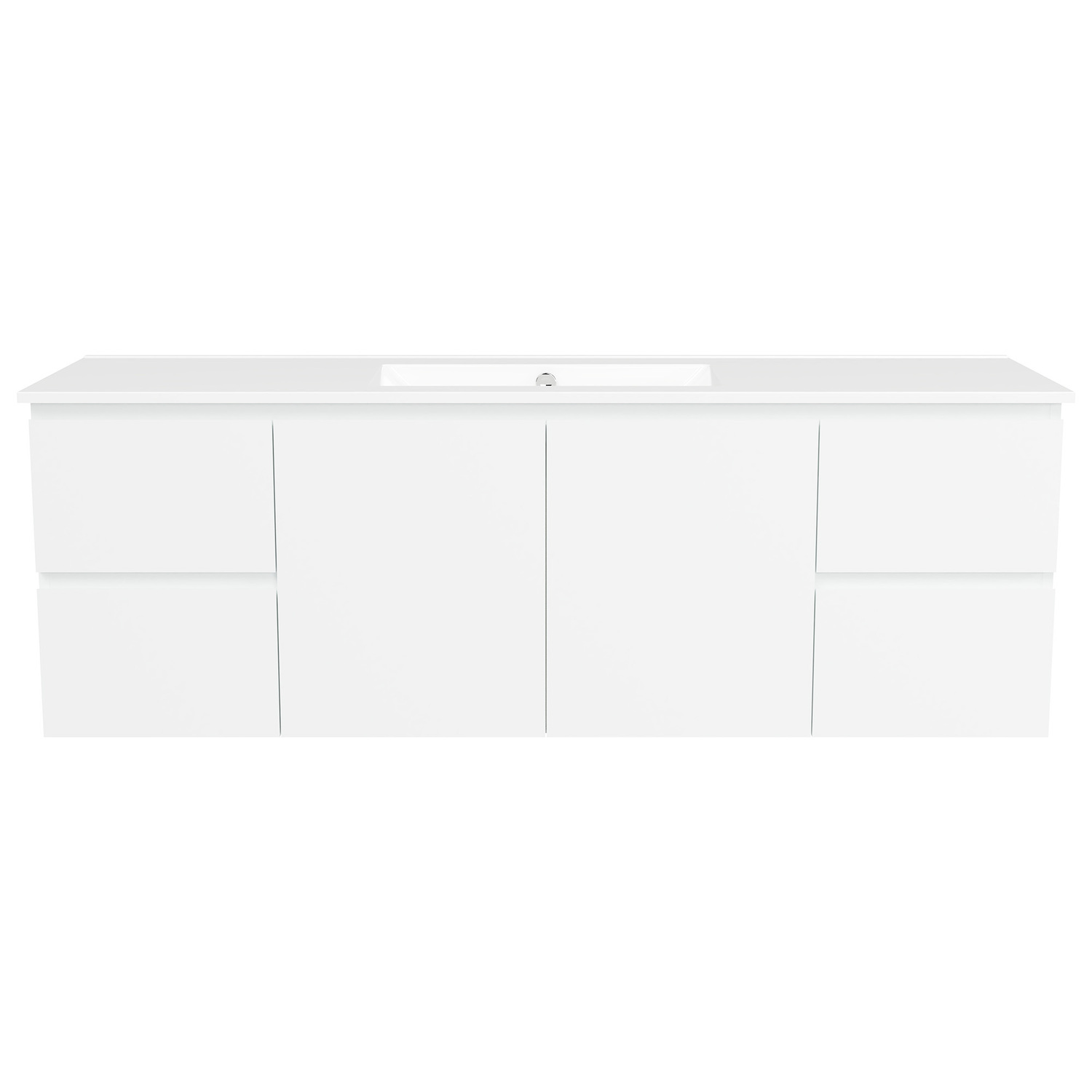Nevada 1500mm Wall Hung Vanity with Ceramic Countertop