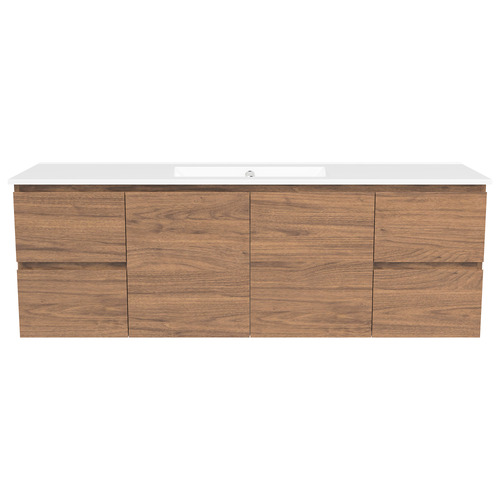 Nevada 1500mm Wall Hung Vanity with Ceramic Countertop