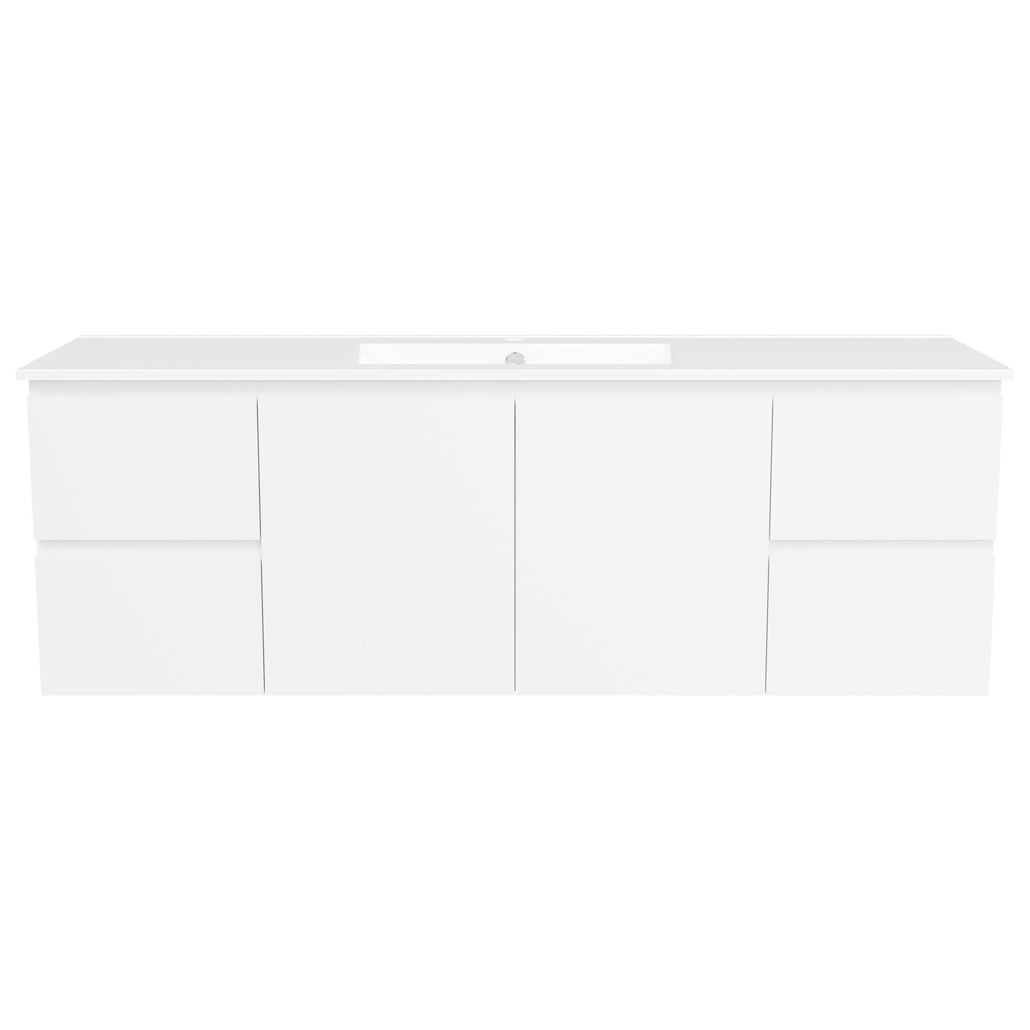 Nevada 1500mm Wall Hung Vanity with Ceramic Countertop