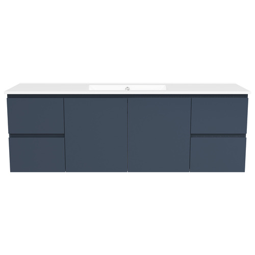 Nevada 1500mm Wall Hung Vanity with Ceramic Countertop